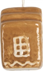 Závesná ozdoba perníková chalúpka Gingerbread Cott - 4*4*5 cm