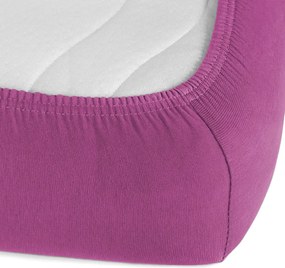 Jersey napínacie prestieradlo JR-009 Orgovánové 90 x 200 - výška 20 cm