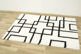 Koberec Boho 616 krémový / čierný