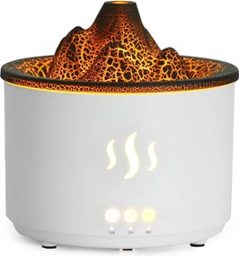 Aróma difuzér RDF3 v tvare sopky - 500 ml - biely