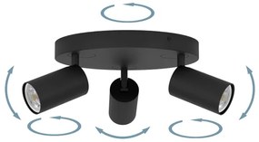 Eglo 900336 - LED RGBW Stmievateľné bodové svietidlo TELIMBELA-Z 3xGU10/4,9W/230V