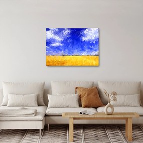 Obraz - Olejomaľba, Zlaté pole (70x50 cm)