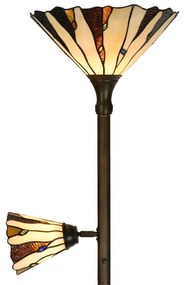 Stojaca lampa na čítanie vitráž IZAR