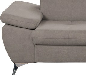 Dvojsedák Gisele, béžová taupe látka