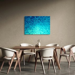 Sklenený obraz - abstraktné kocky (70x50 cm)