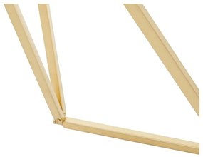 Konzolový stolík so sklenenou doskou v zlatej farbe 40x120 cm Farran – Premier Housewares