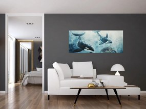Obraz - Podmorská maľba (120x50 cm)