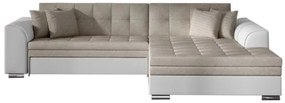 Rohová rozkladacia sedačka PALERMO, 294x80x196 cm, dora 21/soft 17, pravá