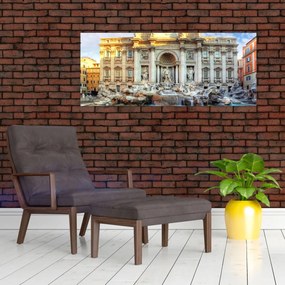 Obraz - Fontána di Trevi (120x50 cm)