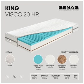 Matrac Benab King Visco 20 HR 200x100 cm