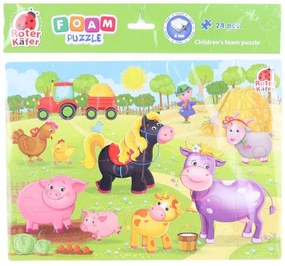 Penové puzzle - farma