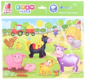 Penové puzzle - farma