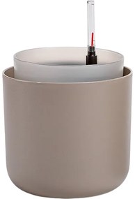 Plastia Samozavlažovací kvetináč Tolita hnedá, pr. 16 cm, pr. 16 cm