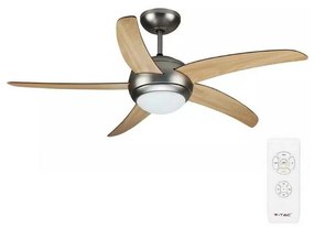 V-Tac Stropný ventilátor 2xE27/20W/230V + DO VT0543