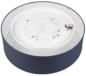 Stropné svietidlo SIRJA PASTEL DOUBLE 4xE27/15W/230V pr. 45 cm tmavomodrá