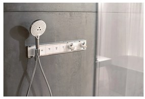 Hansgrohe RainSelect, batéria pod omietku na 4 spotrebiče, biela/chrómová, HAN-15357400