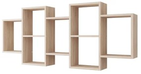 Nástenná polica TRIO 65x161 cm dub sonoma