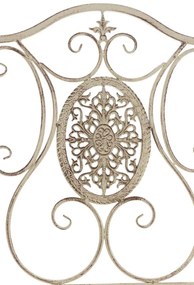 Kovová skladacia stolička Sibell (SET 2 ks) - Krémová antik