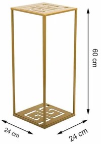 Stojan na kvety 60x24 cm zlatá