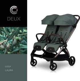Športový kočík pre dvojčatá Cavoe DEUX Laura
