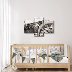 Obraz - Kormidlo plachetnice (90x60 cm)