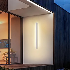 BRILAGI - LED vonkajšie nástenné svietidlo LINEAR LED/22W/230V 3000K IP65 100 cm biele CRI 90