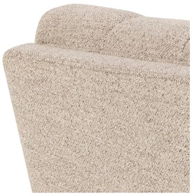 Béžová pohovka z textílie buklé 218 cm Tampa – Actona