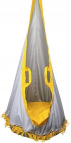 Závesný vak LILI - žlto / sivý