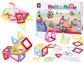 KIK MAGICAL MAGNET MINI 38ks 3+ v3 magnetických tehličiek