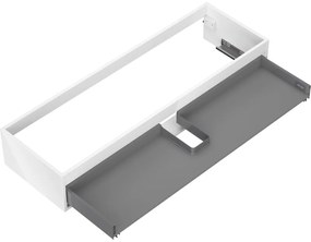 Mexen Box-A, závesná skrinka, 140 cm, 1 zásuvka, biela lesklá, 91AX0-1400-235-1-00