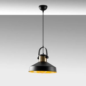 Závesné svietidlo na lanku DODO 1xE27/40W/230V čierna/bronzová