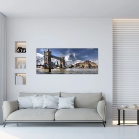 Obraz - Tower Bridge v Londýne (120x50 cm)