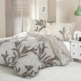 Kvalitex Saténové obliečky Luxury Collection Oksia béžová, 220 x 200 cm, 2 ks 70 x 90 cm