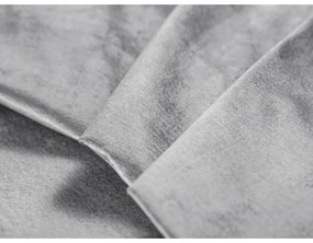 Svetlosivá zamatová rozkladacia pohovka Milo Casa Luca