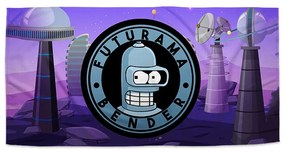 Sablio Uterák Futurama Bender Planéta s vysielačmi - 50x100 cm