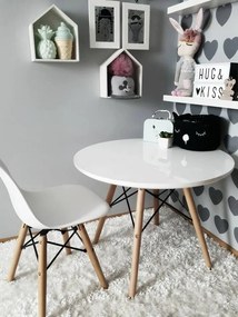 Dizajnový stôl pre deti ENORM biely