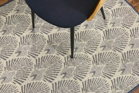 Mujkoberec Original, Ručne tkaný voňavý kusový koberec Vetiver 05, 120x170, béžová, exteriér