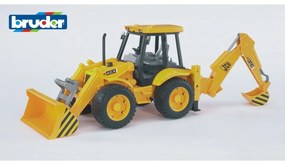 Bruder 02428 Traktor JCB čelný nakladač a bager, 1:16