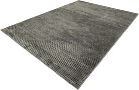 BE Koberec Eforia 9551 GREY – sivý obdĺžnikový Rozmer: 240x330 cm