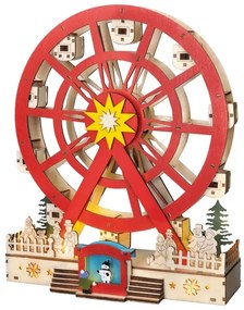 Solight 1v277 - LED Vianočná dekorácia LED/2xAA/teplá biela kolotoč