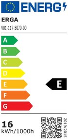 Erga Mia, LED zrkadlo 50x70cm, 1840 lm, 6500K, predné/zadné osvetlenie, ERG-V01-117-5070-00