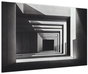 Obraz - Štvorcový tunel (90x60 cm)