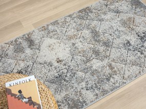 My Flair, Kusový koberec My Heart creme, 200x290, šedá, chodba / predsieň