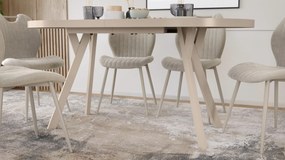 Mazzoni EXPANSO Kašmír / kašmírové nohy - OVÁLNY ROZKLADACÍ STÔL 160-360 cm PRE 16-18 OSÔB