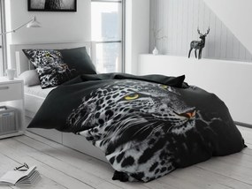 Obliečky 3D Leopard biely