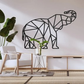 Drevený obraz na stenu - Geometrický slon I SENTOP PR0236