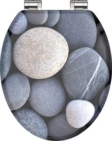Eisl Sanitär WC sedadlo MDF Soft Close Grey Stones 80130