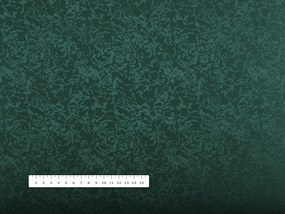 Teflónová látka na obrusy TF-035 Venezia smaragdovo zelená- šírka 320 cm