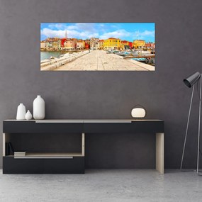 Obraz - Staré istrijské mesto v Poreči, Chorvátsko (120x50 cm)