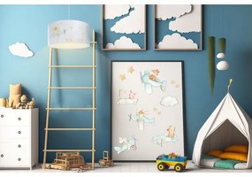 Detský luster na lanku SWEET DREAMS 1xE27/60W/230V pr. 30 cm